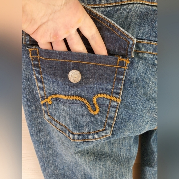 Duck Head Jeans Co. Medium Wash Low-rise Boot Cut Y2K Denim Jeans Long Inseam - Picture 11 of 14